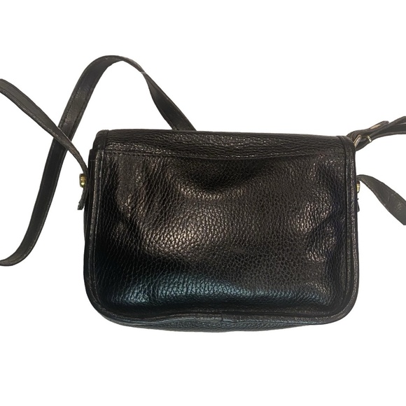 HOLT RENFREW Italian Leather Pony Hair Crossbody Bag Vintage Y2K Small - Picture 5 of 16